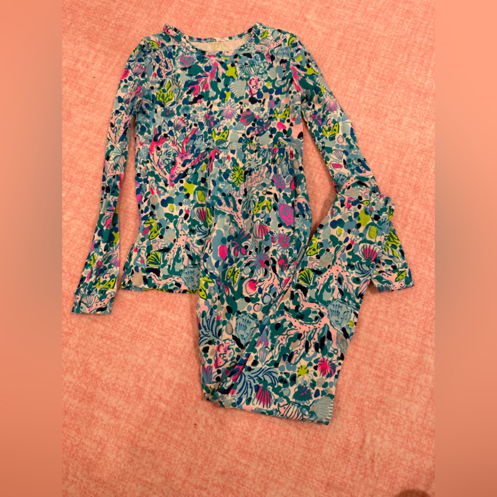 Lilly Pulitzer Girls Pajama set size 8